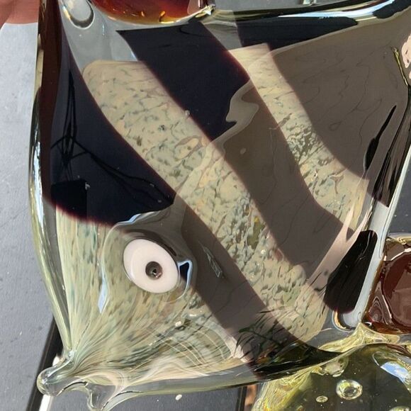 Magnificent Fancy Art Glass Angel Fish - Picture 6 of 10